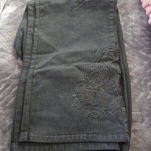 Avenue Gray Boot Cut Jeans